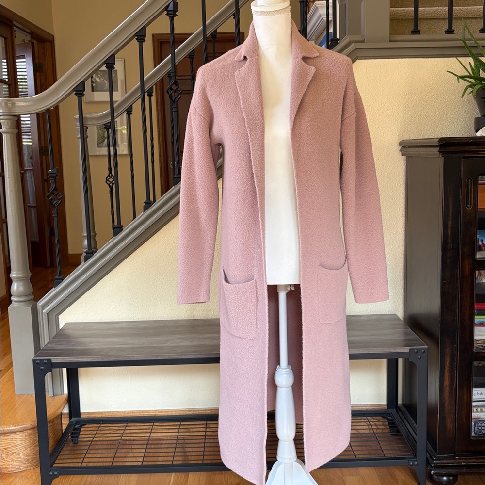 Express Blush Duster Sweater Cardigan Size XS